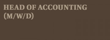 HEAD OF ACCOUNTING (M/W/D)